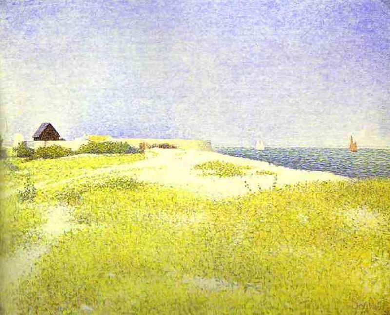 View Of Fort Samson, Grandcamp — Georges Seurat