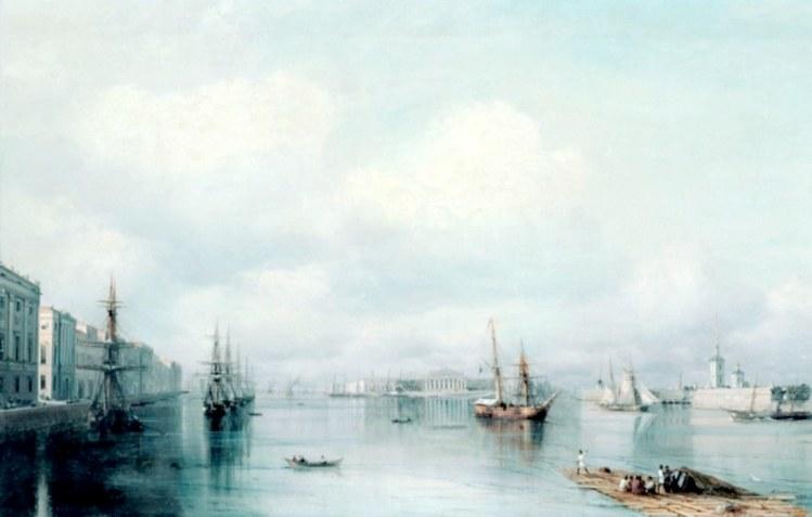 View Of Peterburg — Ivan Konstantinovich Aivazovsky