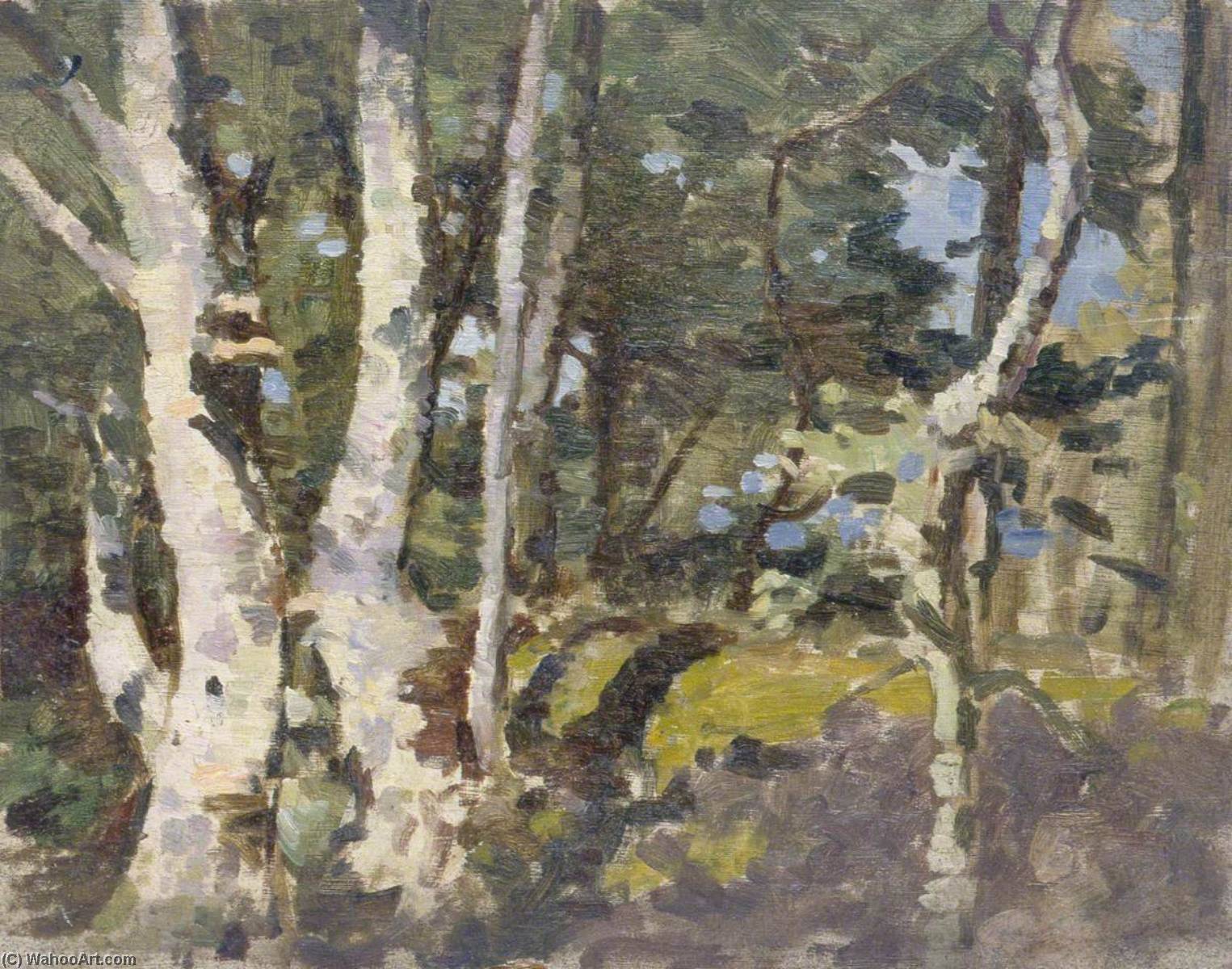 Landscape With Silver Birches — Gunning King