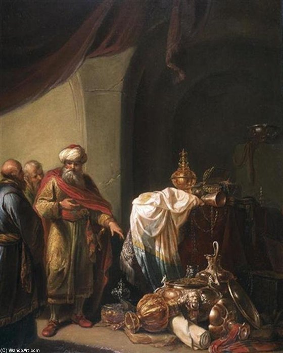 Croesus Shows Solon His Richness — Willem De Poorter