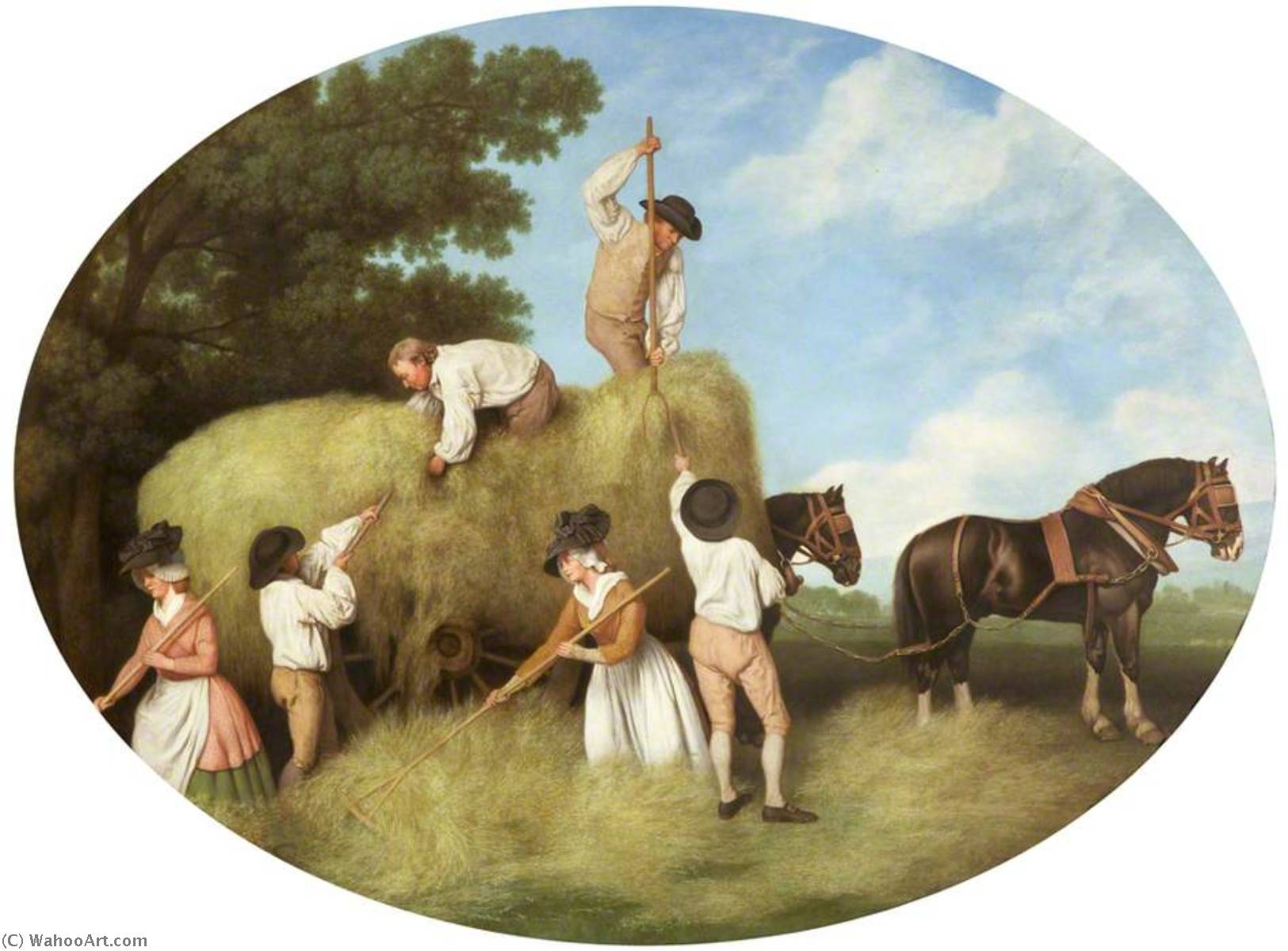 Haycarting — George Stubbs