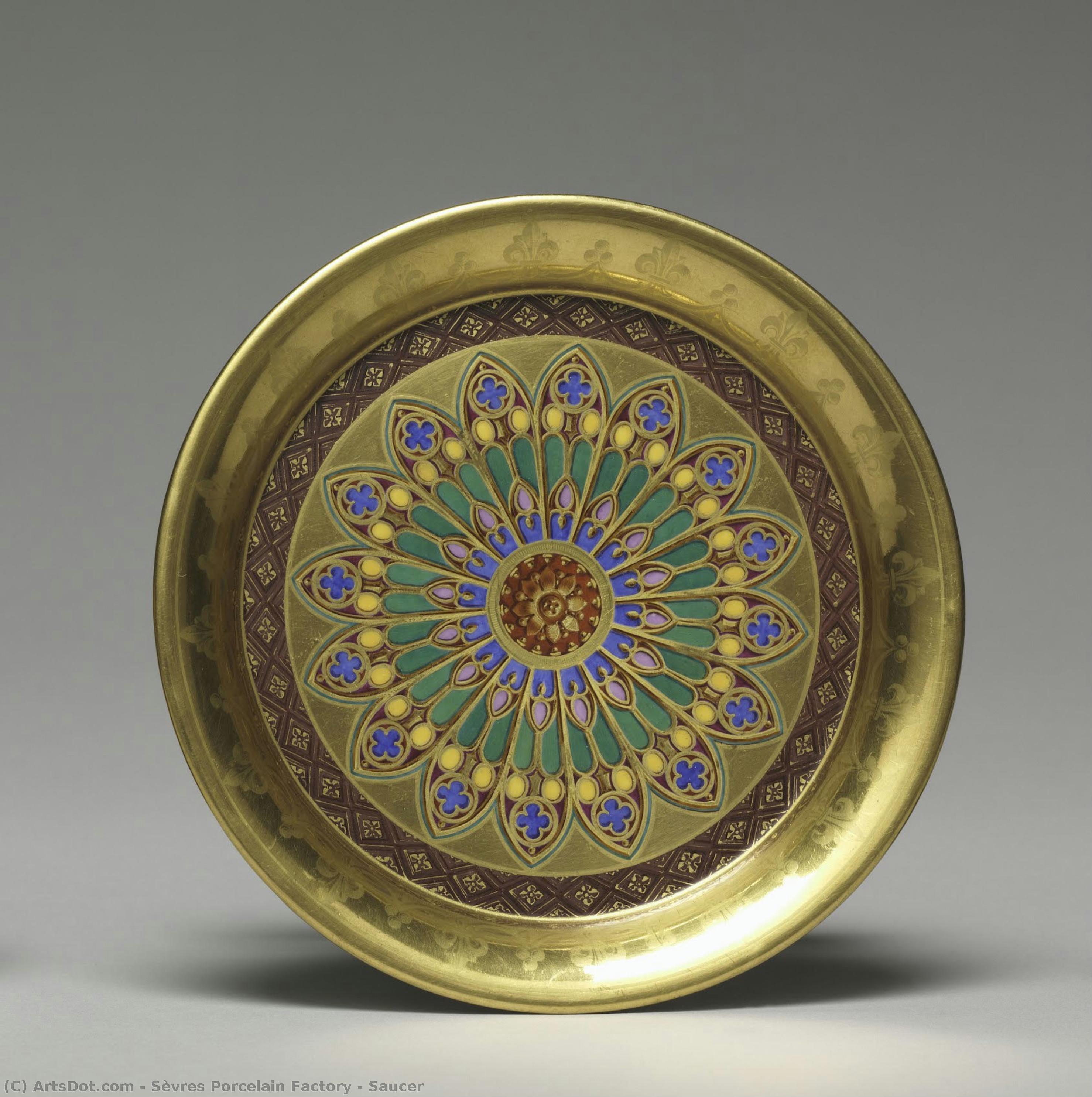 Saucer — Sèvres Porcelain Factory