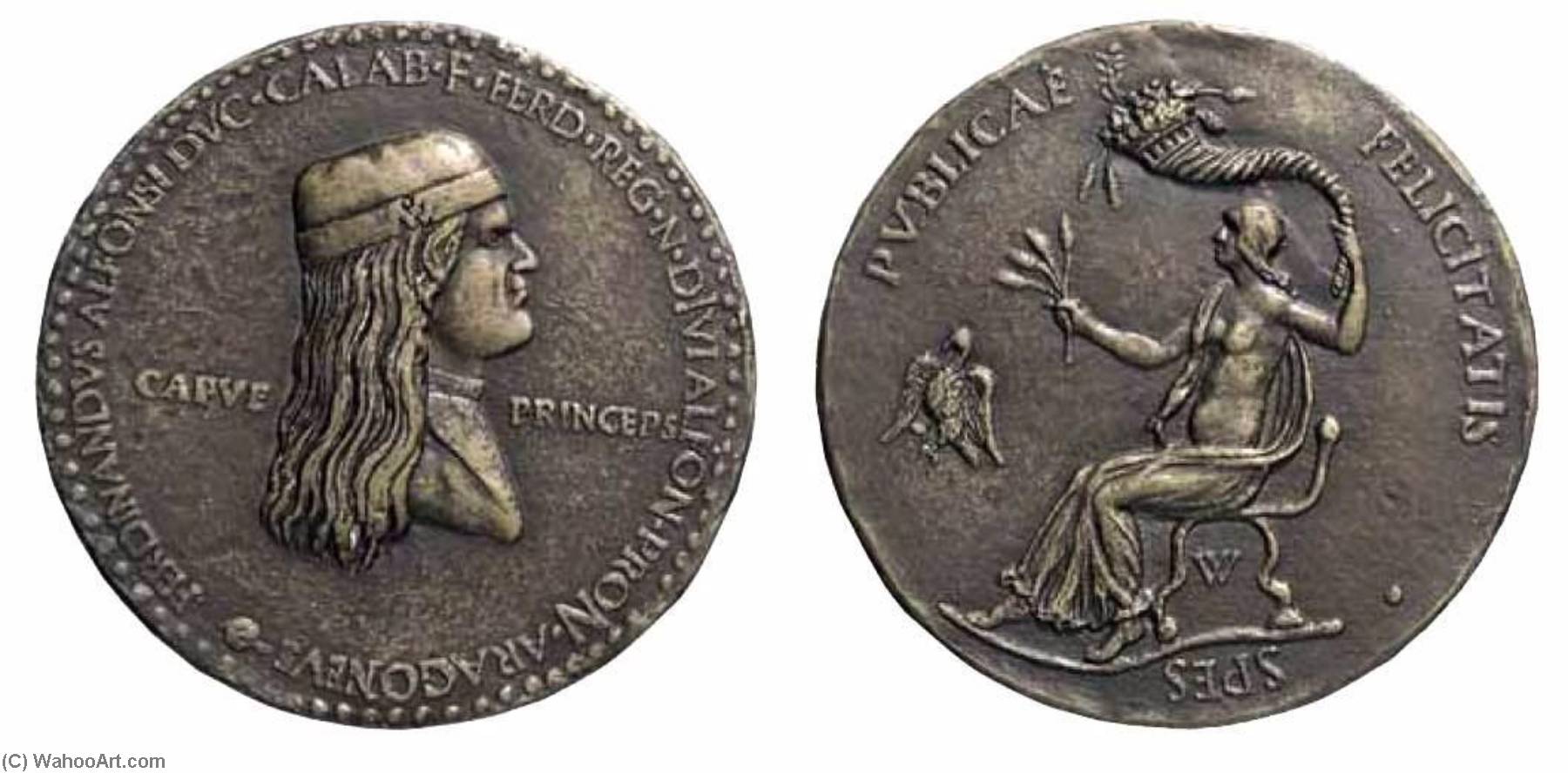 Medal Of Ferdinand Ii — Adriano Fiorentino