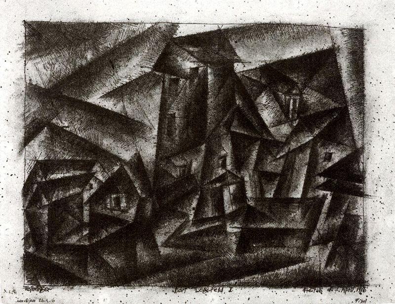 The Town Of Legefeld I — Lyonel Feininger