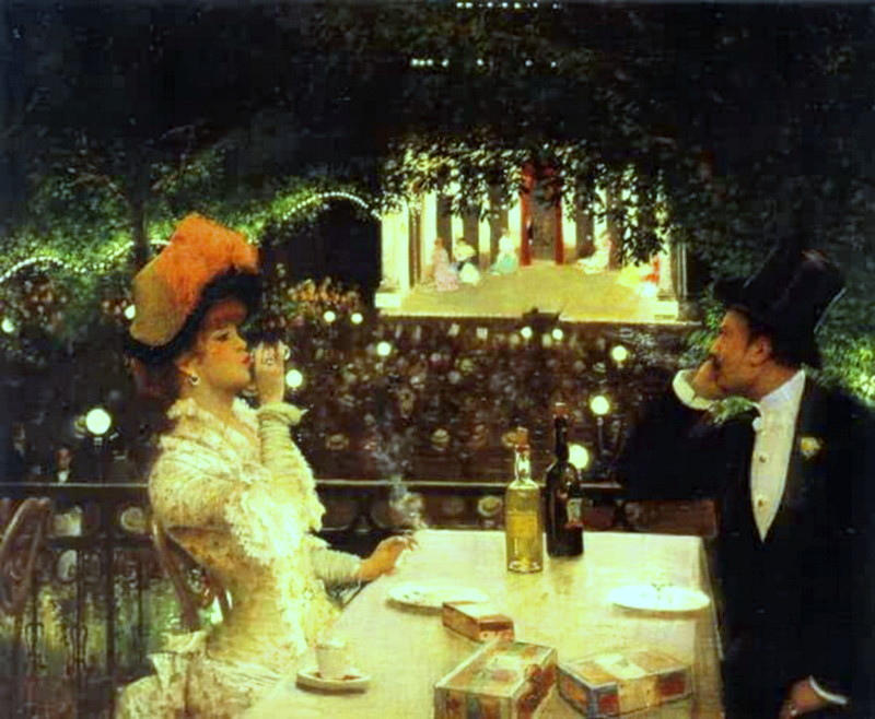 In Café-chantant 'les Ambassadeurs' — Jean Georges Béraud