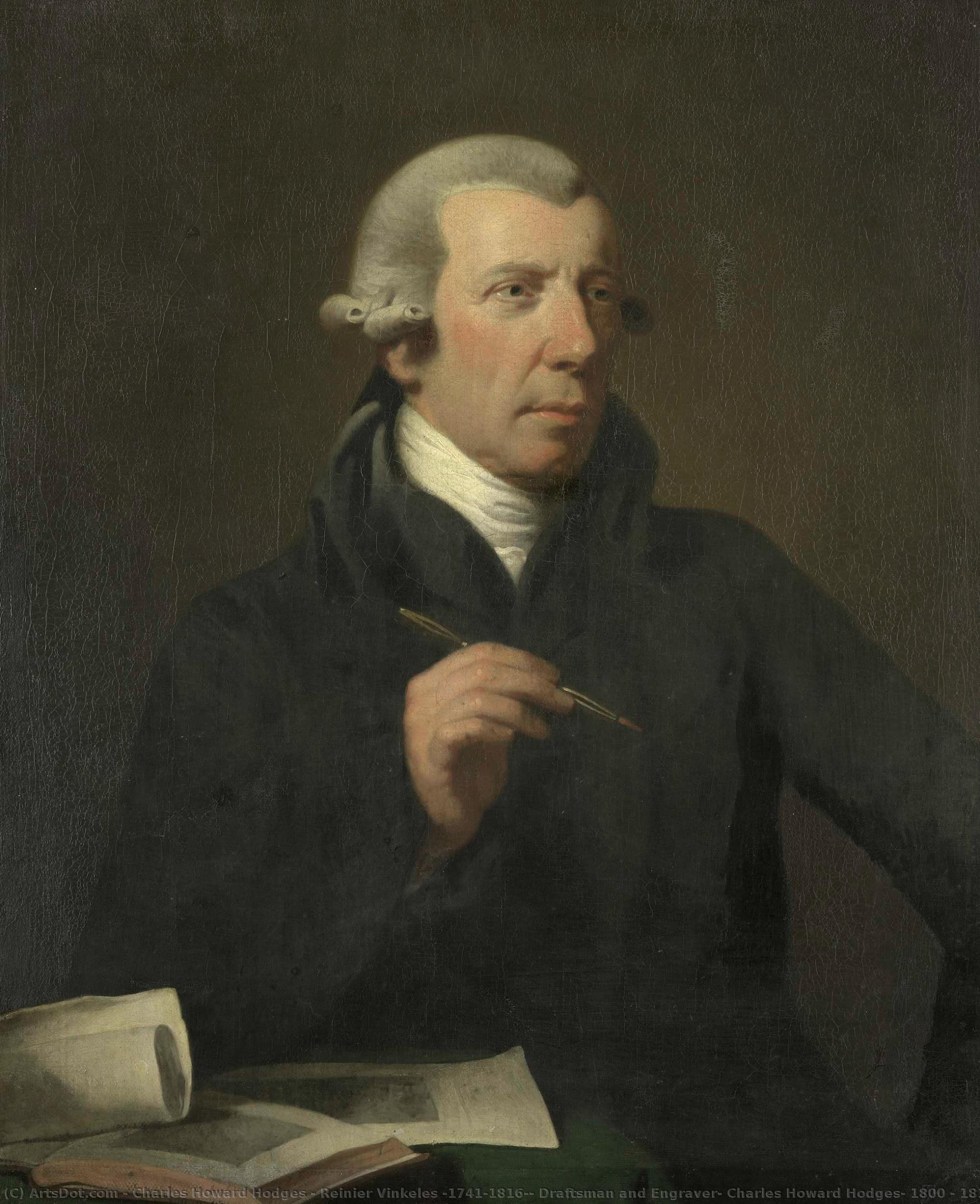 Reinier Vinkeles (1741-1816), Draftsman And Engraver, Charles Howard Hodges, 1800 - 1816 — Charles Howard Hodges