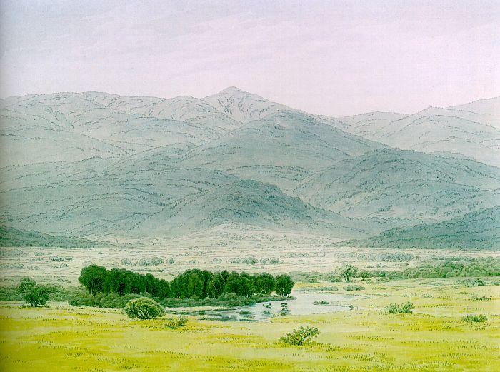 Landscape In The Riesengebirge — Caspar David Friedrich