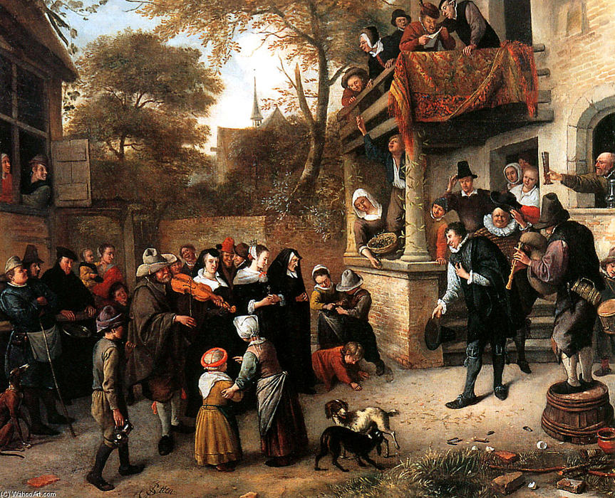 A Village Wedding — Jan Havickszoon Steen