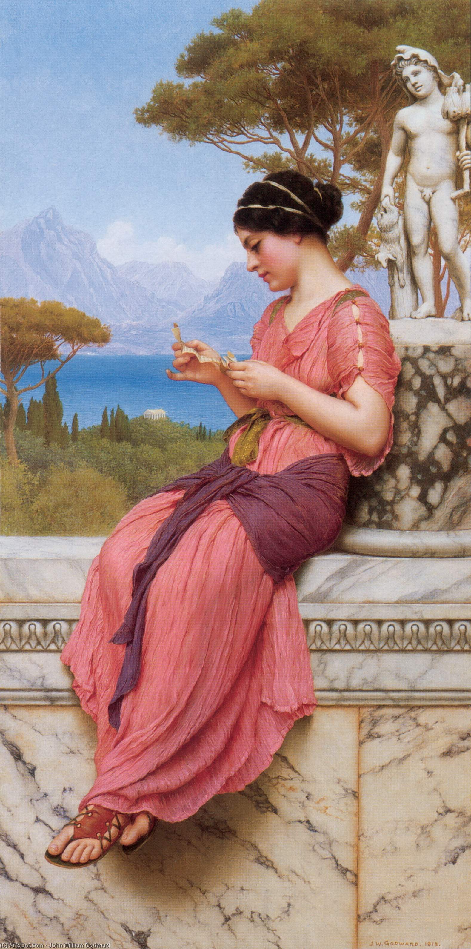 Le Billet Doux — R.b.a John William Godward