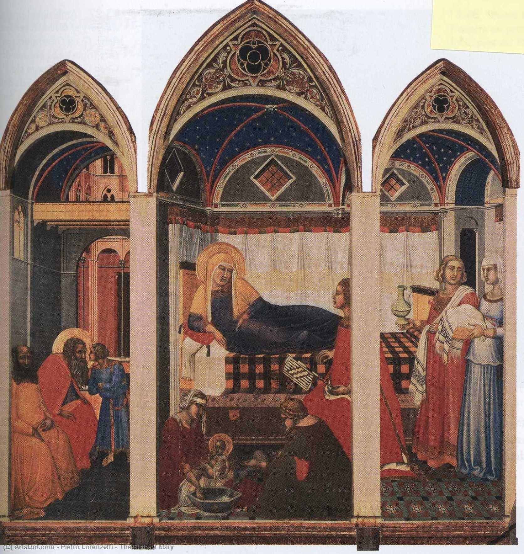 The Birth Of Mary — Pietro Lorenzetti