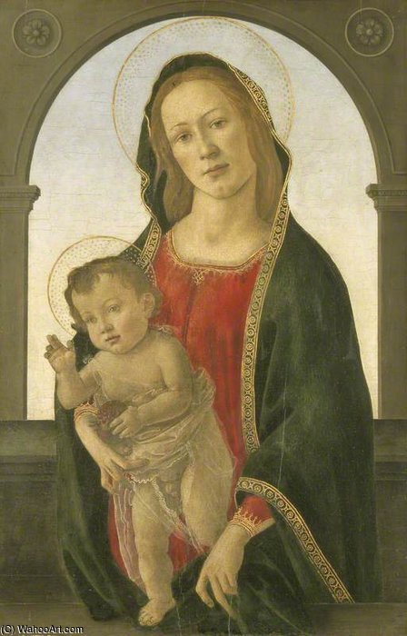 Virgin And Child With A Pomegranate — Sandro Botticelli