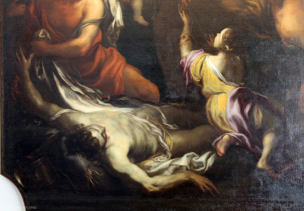 Miracle Of Blessed Savior From Horta, Genoa — Domenico Piola