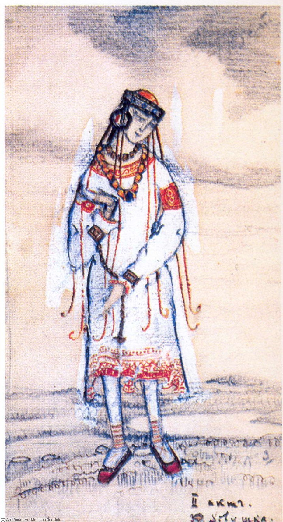 Girl — Nicholas Roerich