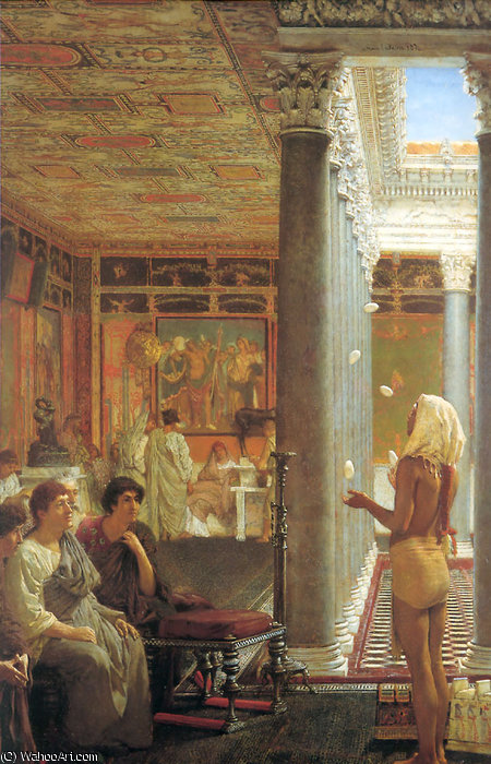 Egyptian Juggler — Lourens Alma Tadema
