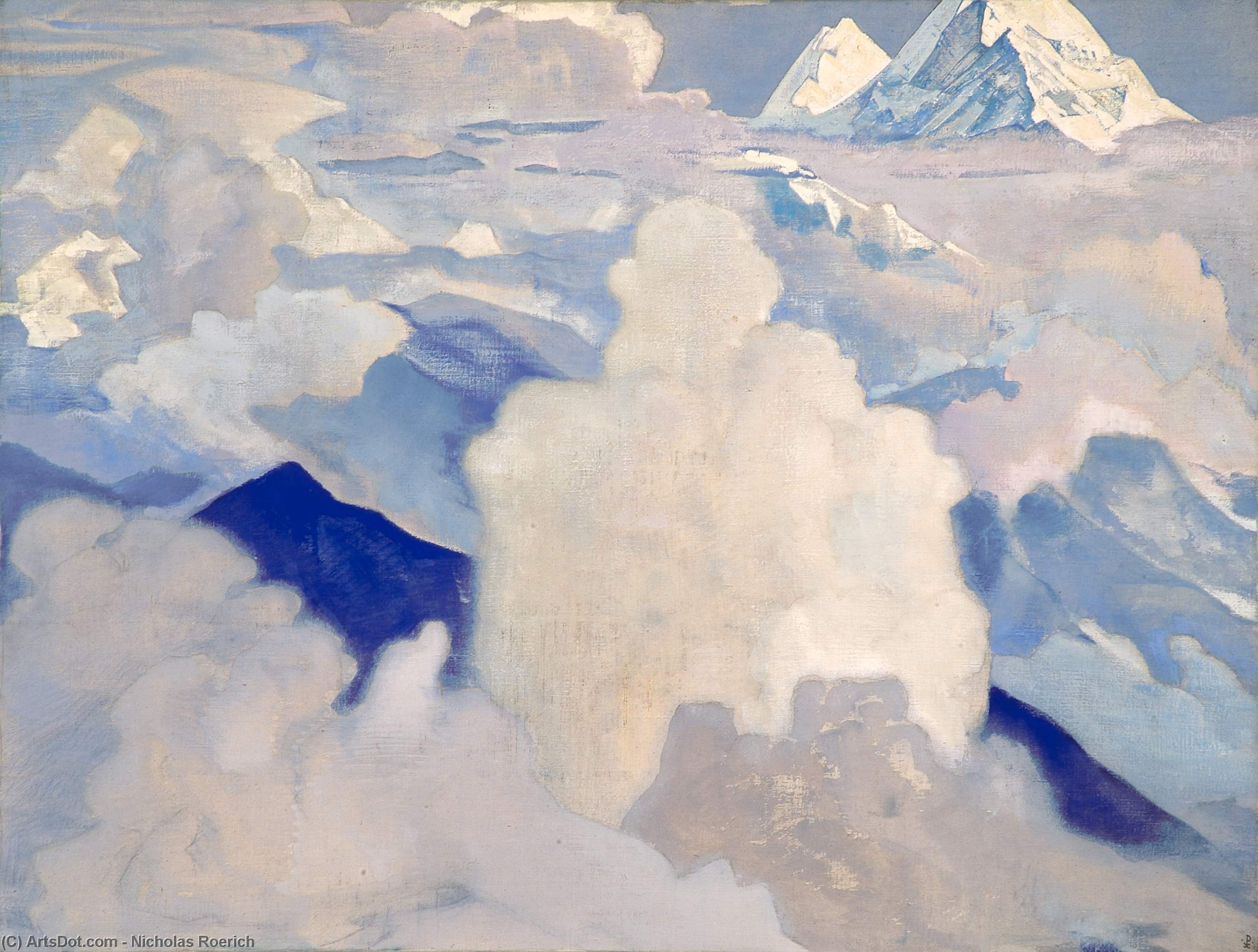 White And Celestial — Nicholas Roerich