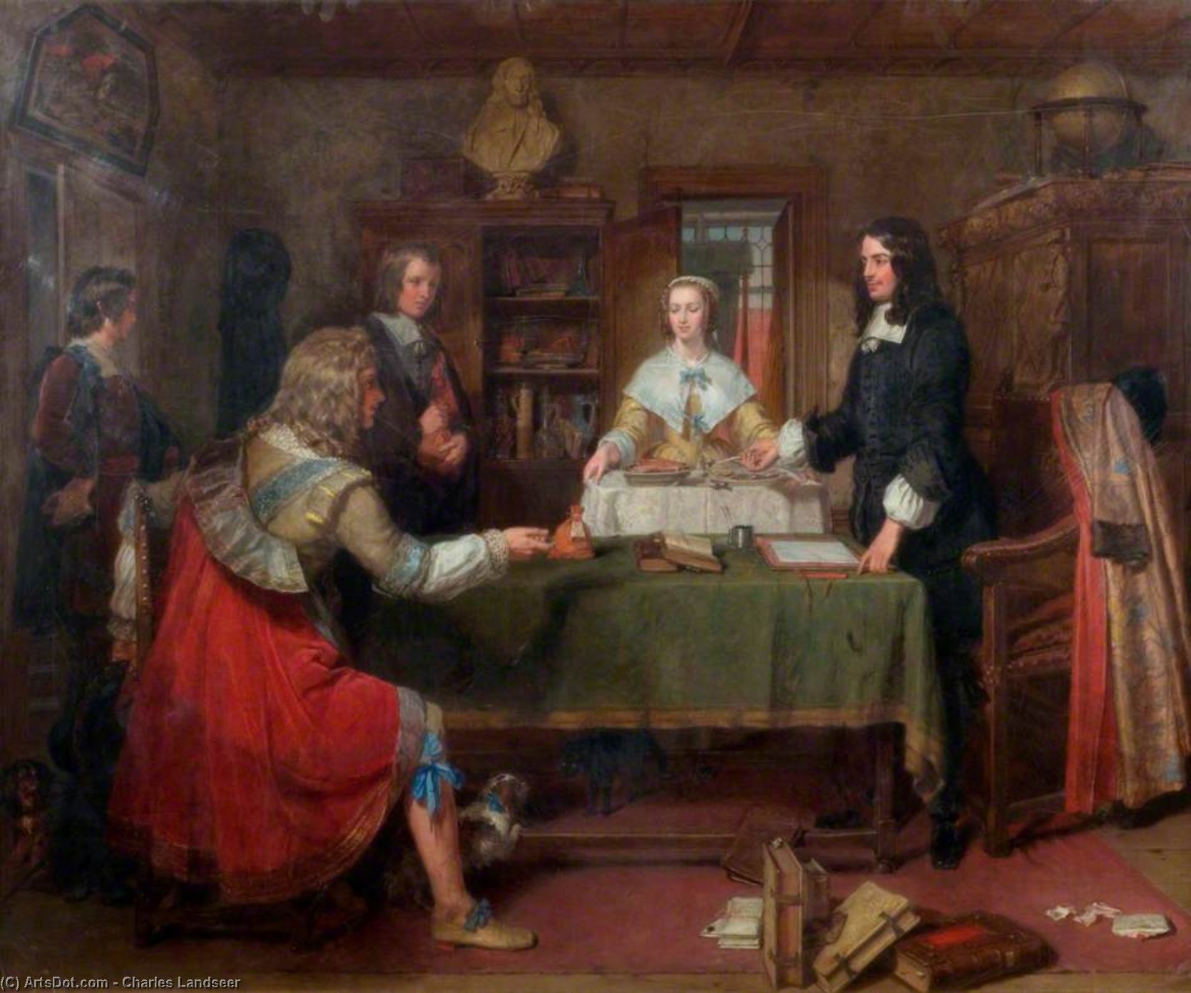 The Temptation Of Andrew Marvell — Charles Landseer