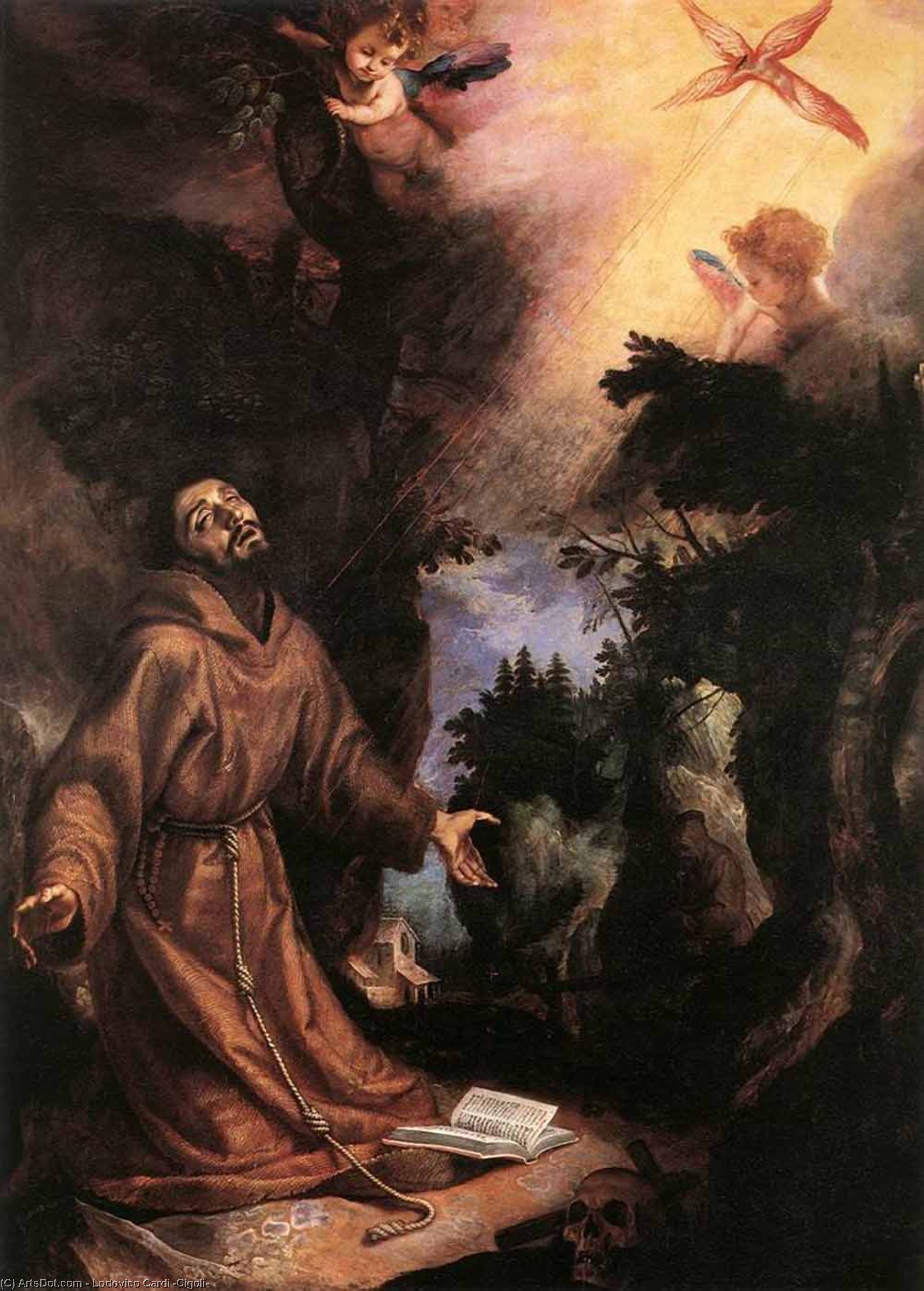 St Francis Receives The Stigmata — Lodovico Cardi (cigoli)