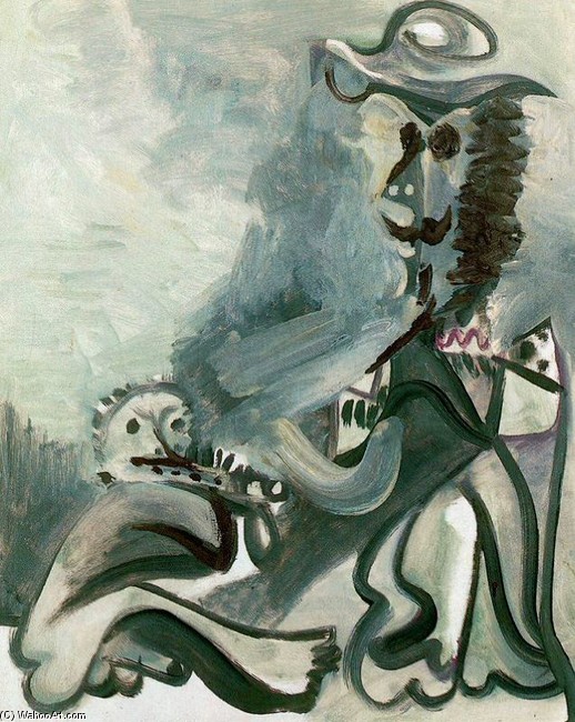 Man And Flutist — Pablo Picasso