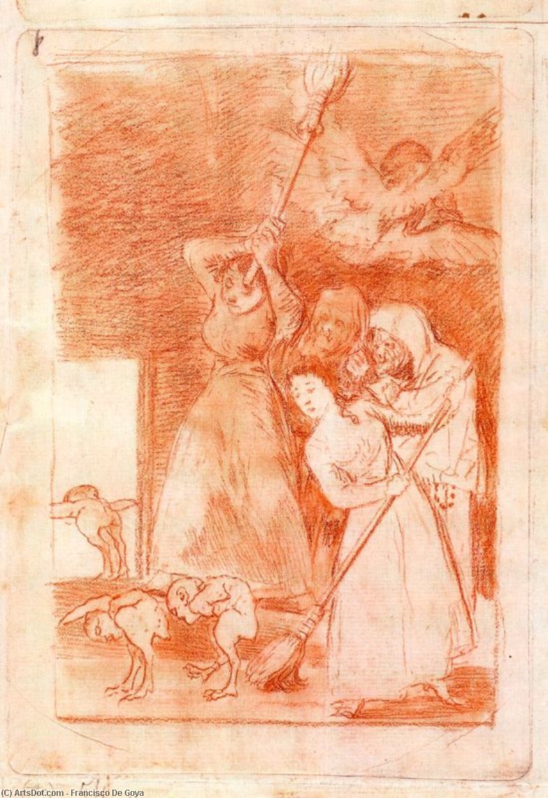 Ya Van Desplumados 1 — Francisco José De Goya Y Lucientes