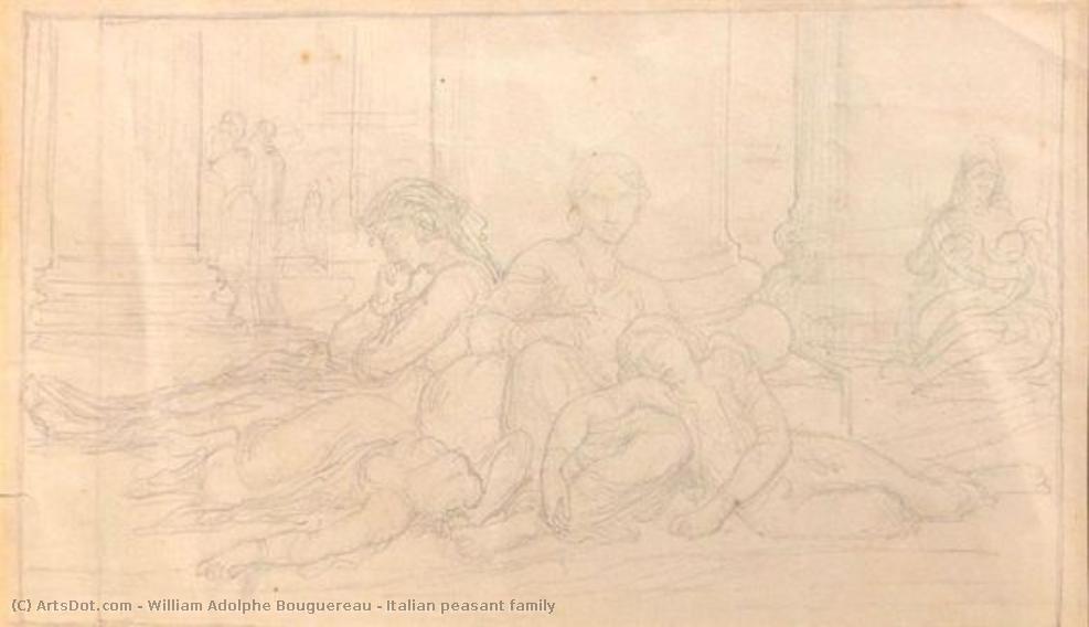 Italian Peasant Family — William-adolphe Bouguereau