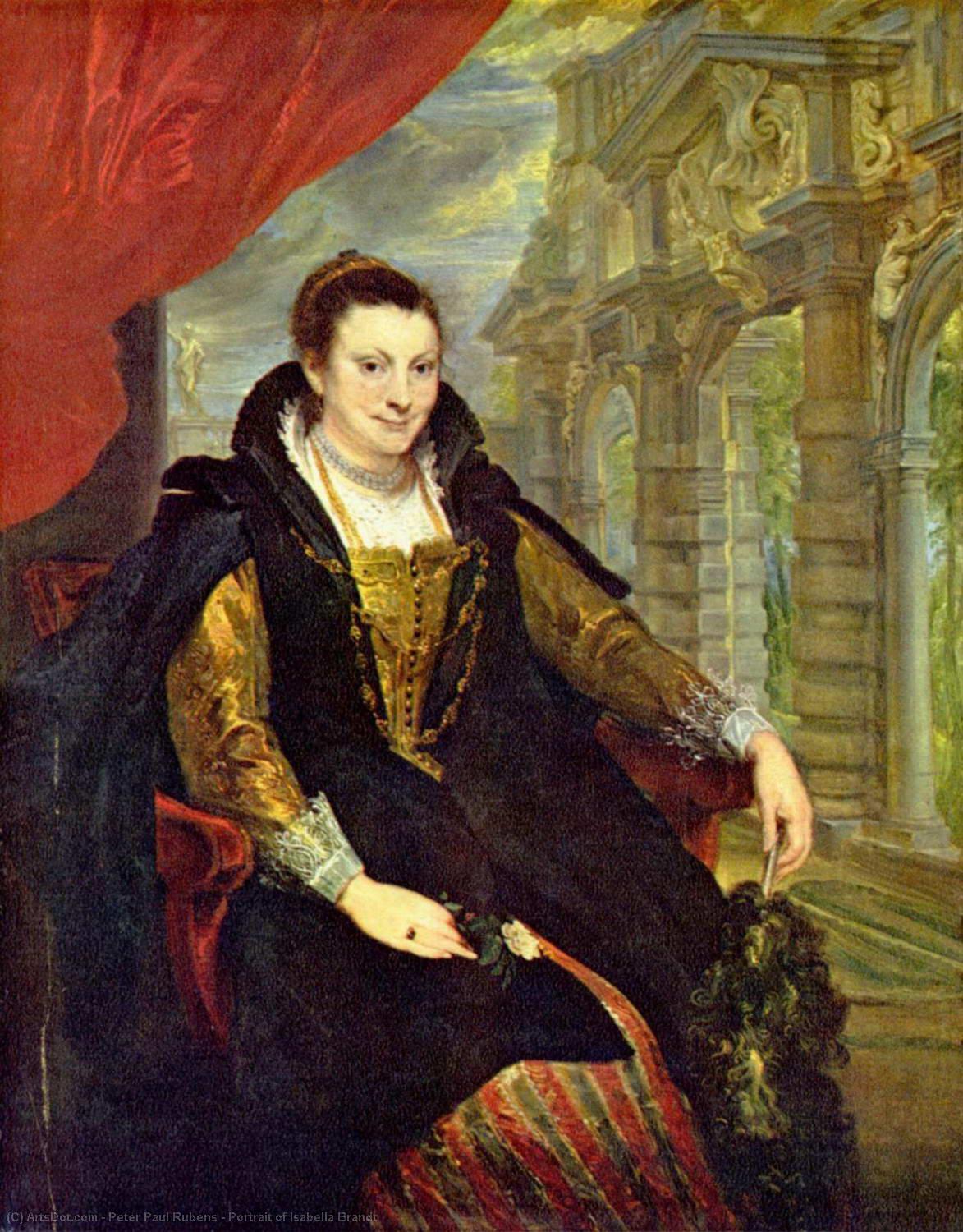 Portrait Of Isabella Brandt — Peter Paul Rubens