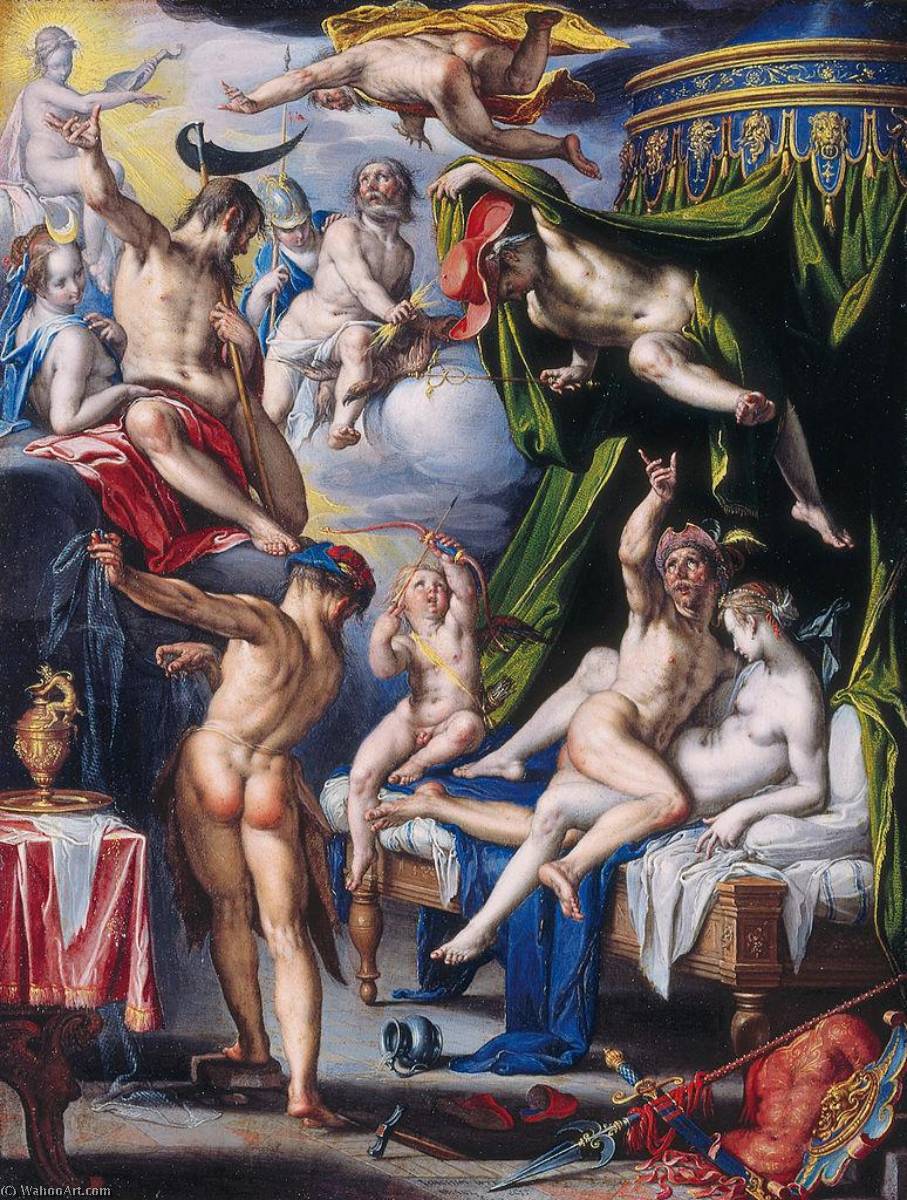 Mars And Venus Surprised By Vulcan — Joachim Anthonisz Wtewael