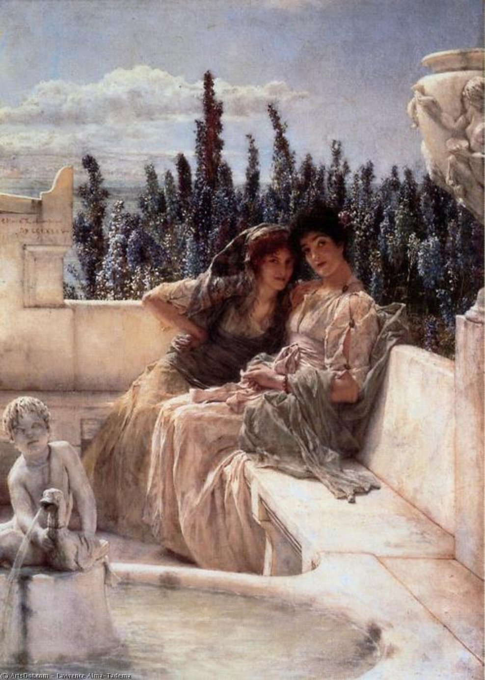 Whispering Noon — Lourens Alma Tadema