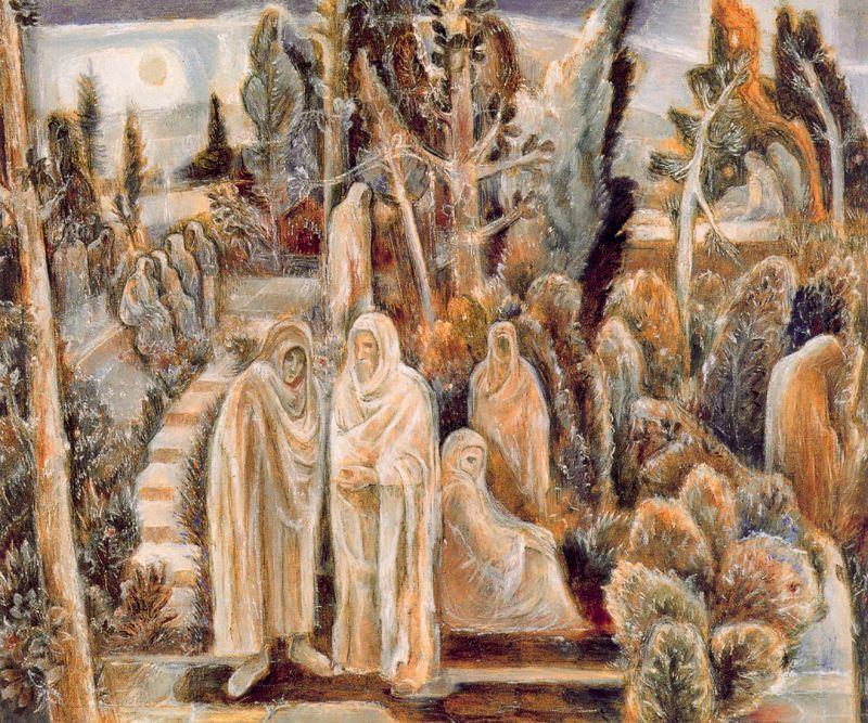 Figures In Silver Light — Albert Bloch