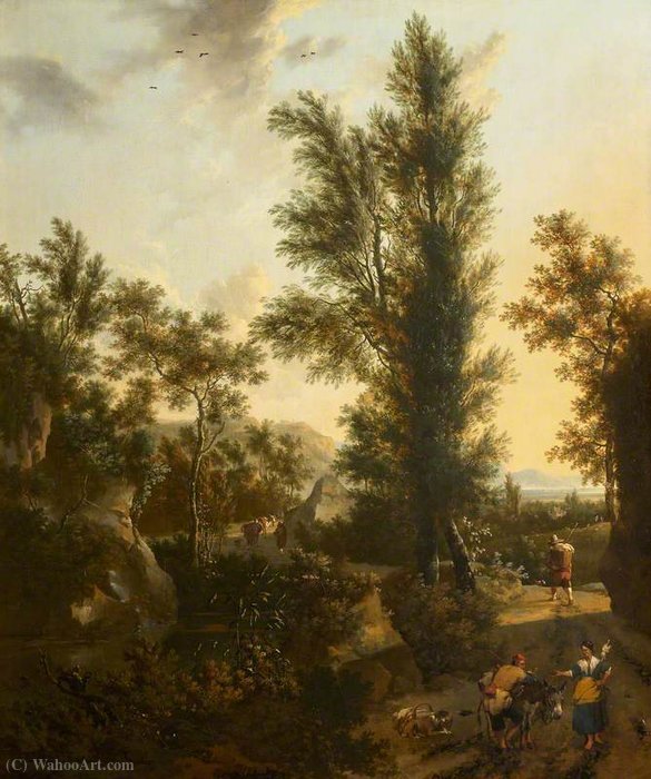 Woody Road Scene — Frederick De Moucheron