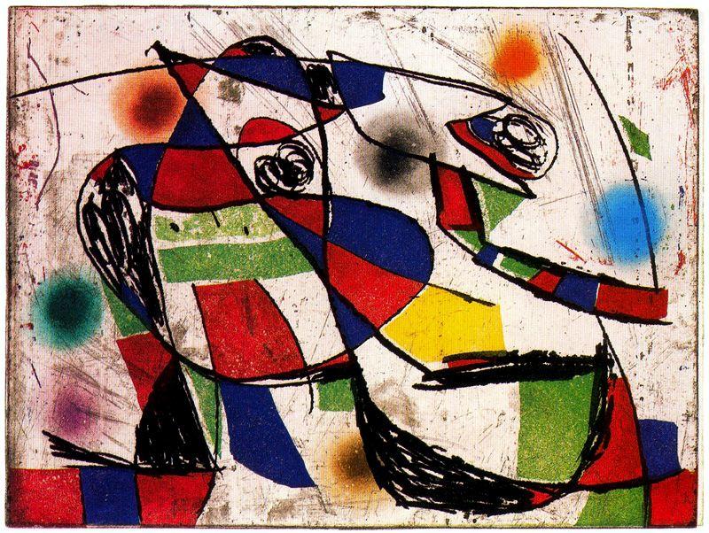 Exemplar De La Sèrie Enrajolats — Joan Miró