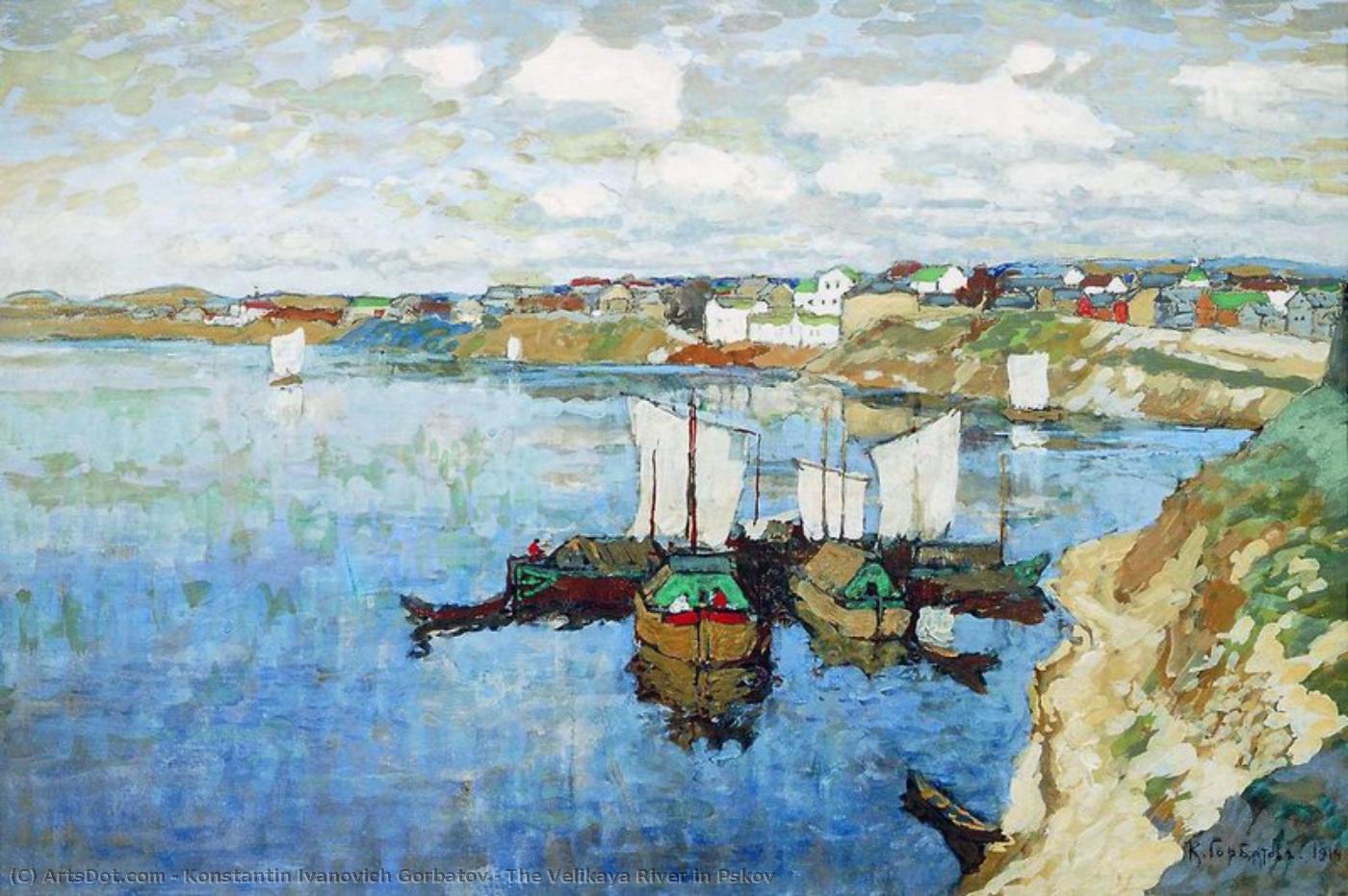 The Velikaya River In Pskov — Konstantin Ivanovich Gorbatov