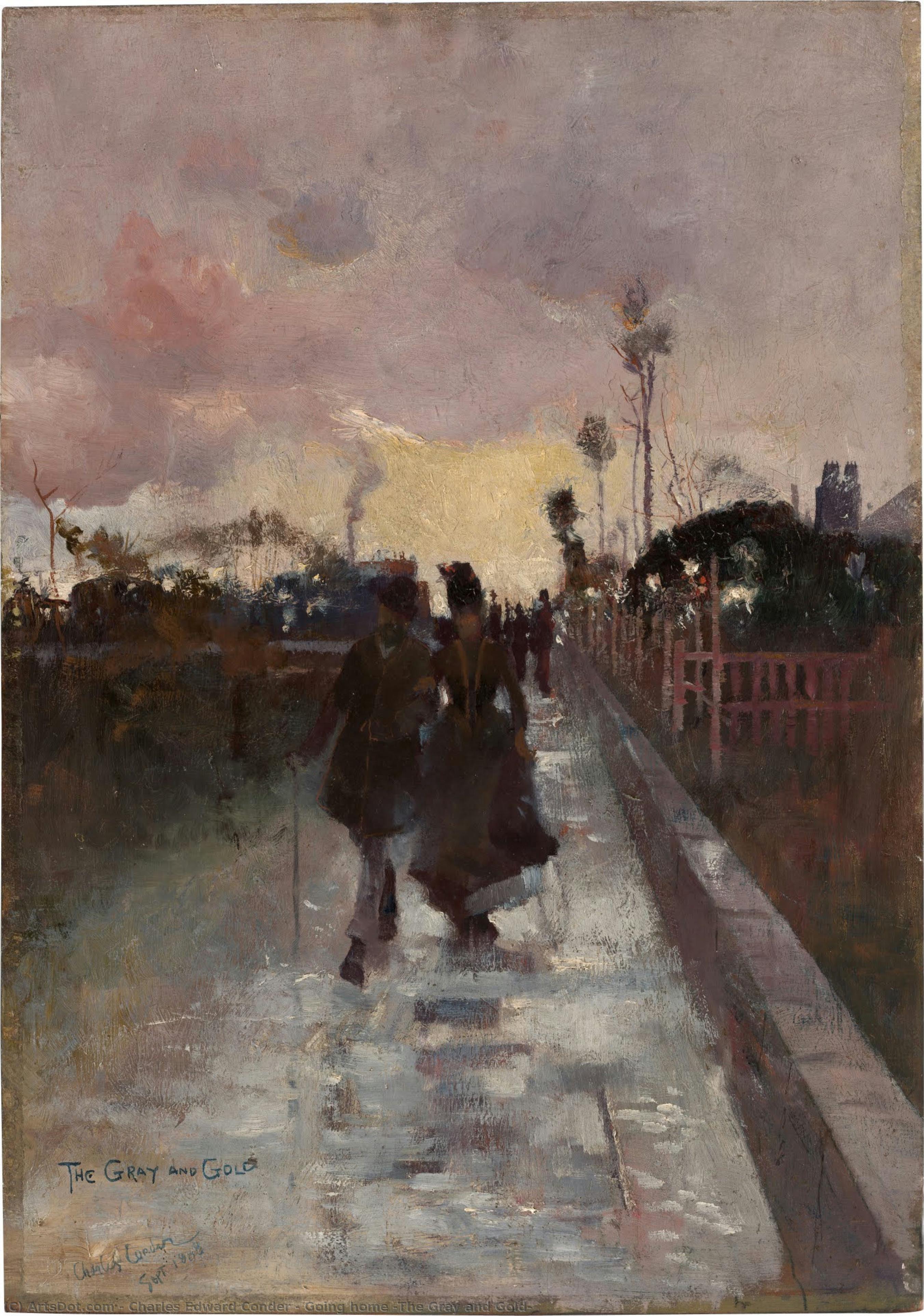 Going Home (the Gray And Gold) — Charles Edward Conder
