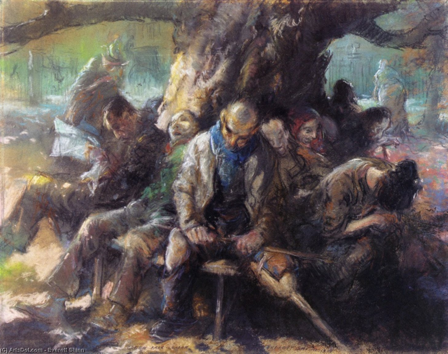 Green Park, London — Everett Shinn