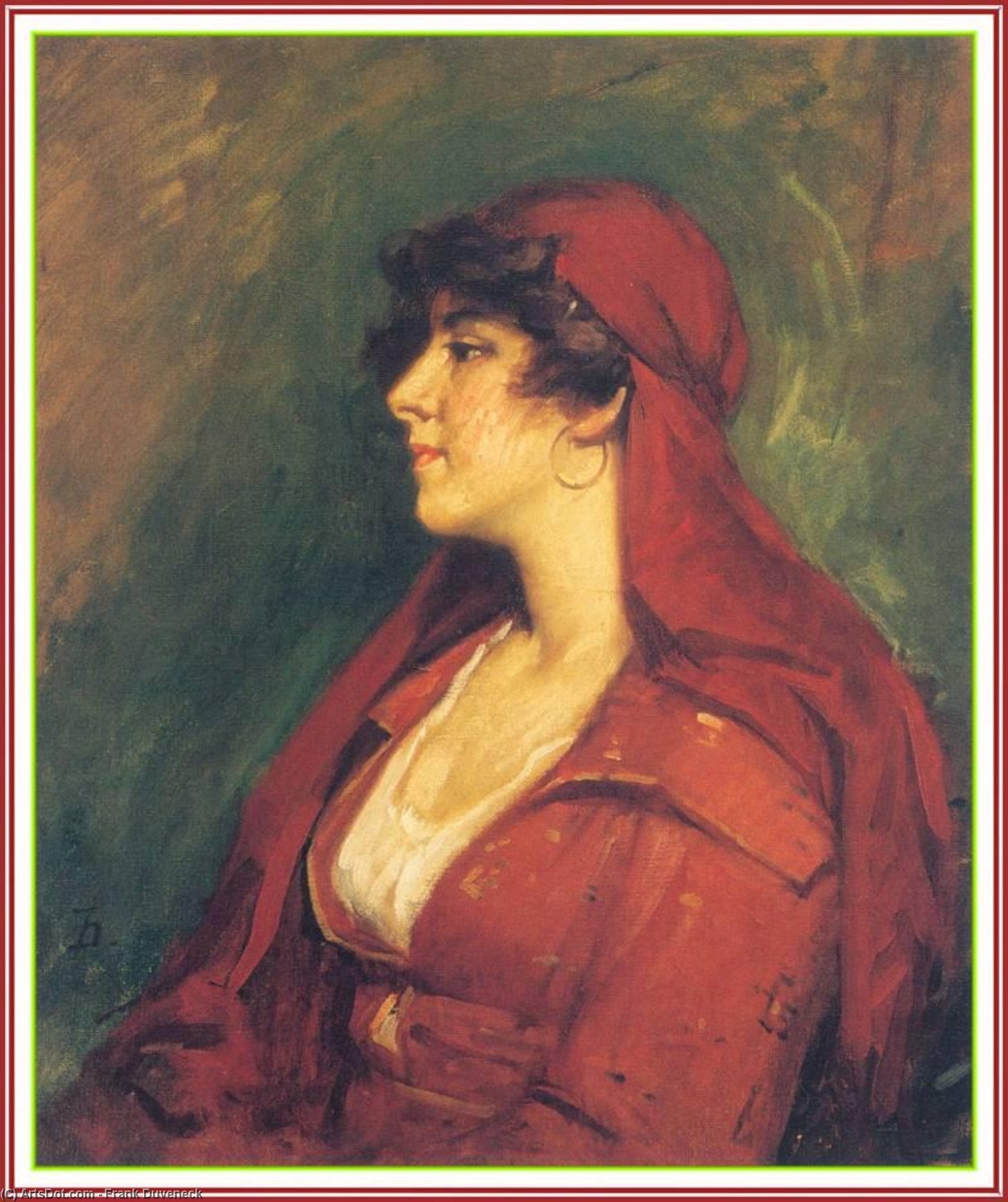 Lady In Red — Frank Duveneck