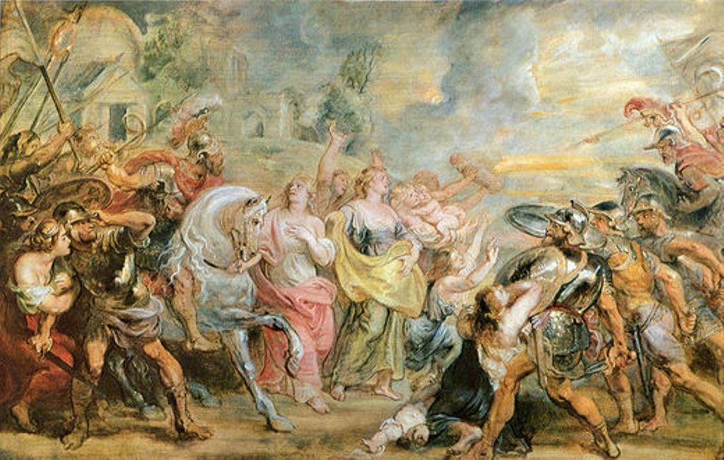 Truce Between Romans And Sabinians — Peter Paul Rubens
