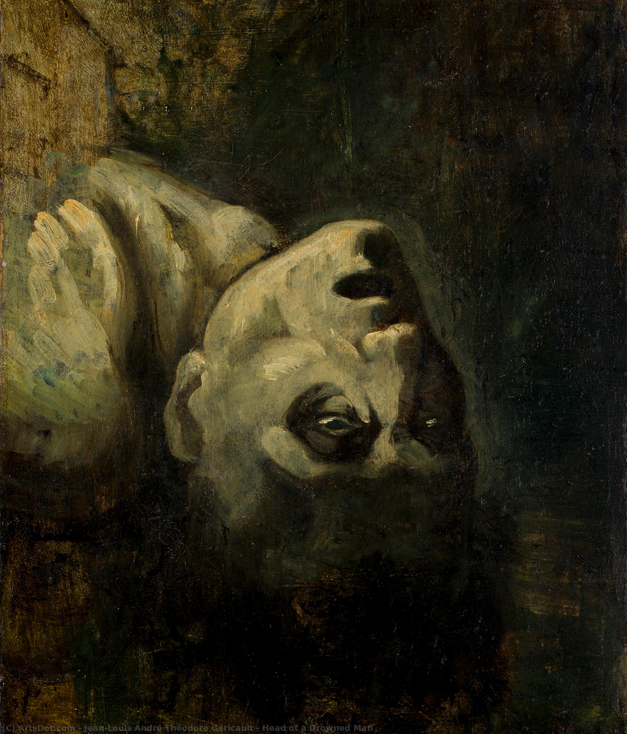 Head Of A Drowned Man — Théodore Géricault