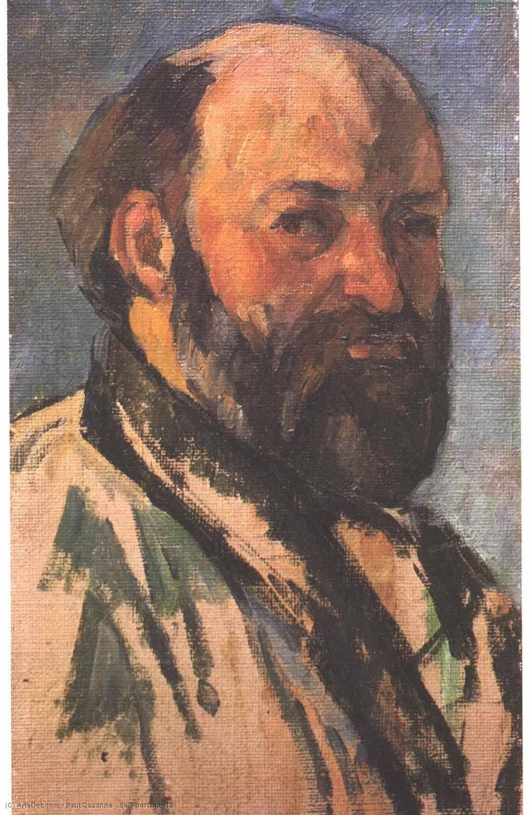 Self-portrait (10) — Paul Cézanne
