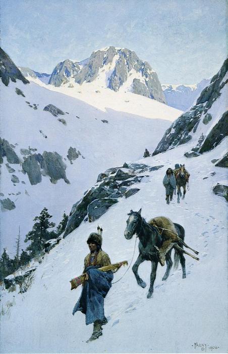 Successful Hunt — Henry F Farny