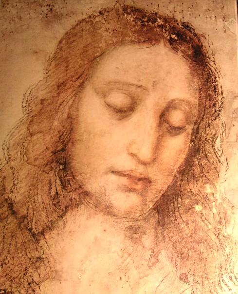 Study Of Christ For The Last Supper — Leonardo Da Vinci
