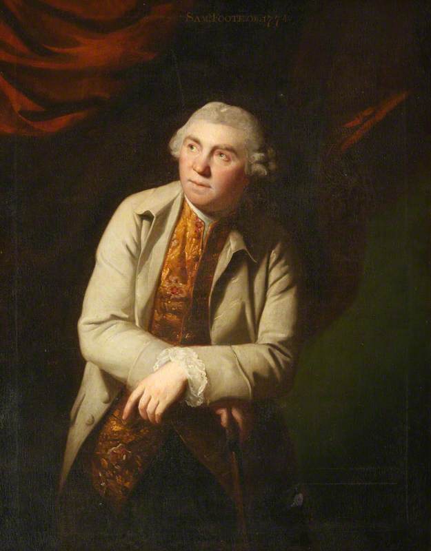 Samuel Foote (1720–1777) (after Joshua Reynolds) — George Romney