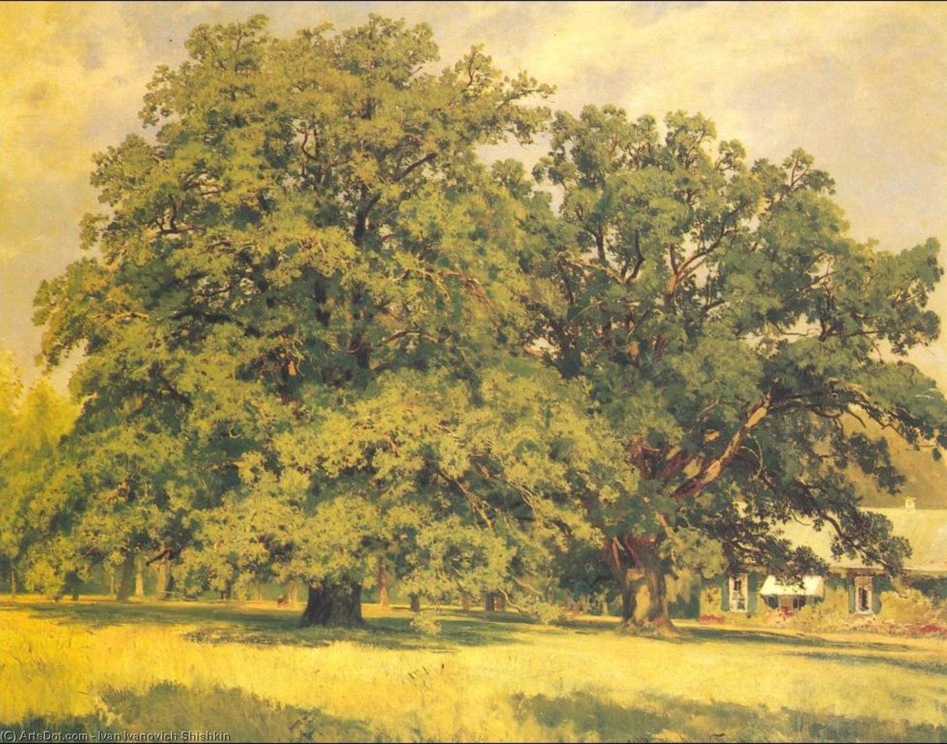Mordvinov's Oaks — Ivan Ivanovich Shishkin