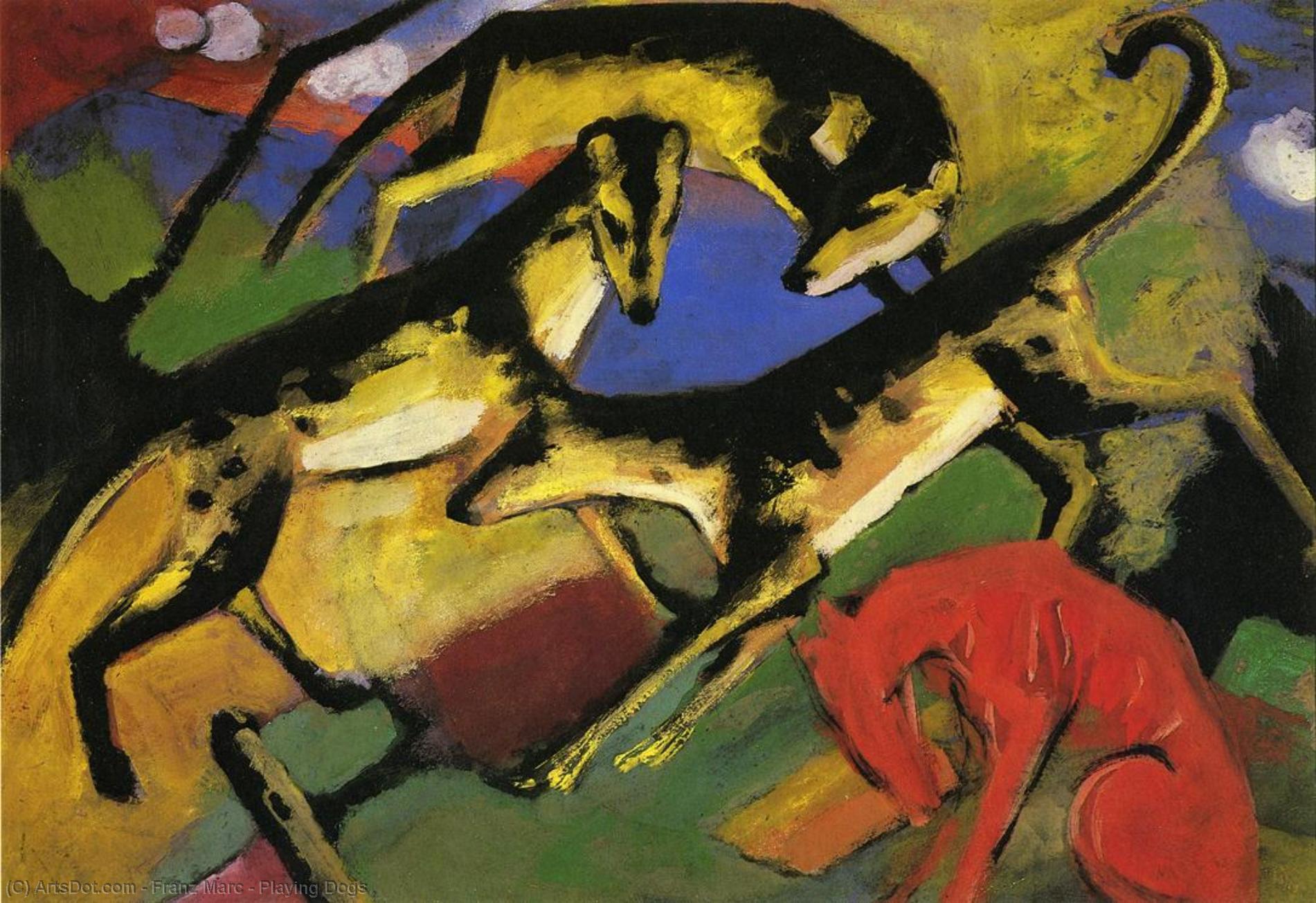 Playing Dogs — Franz Marc