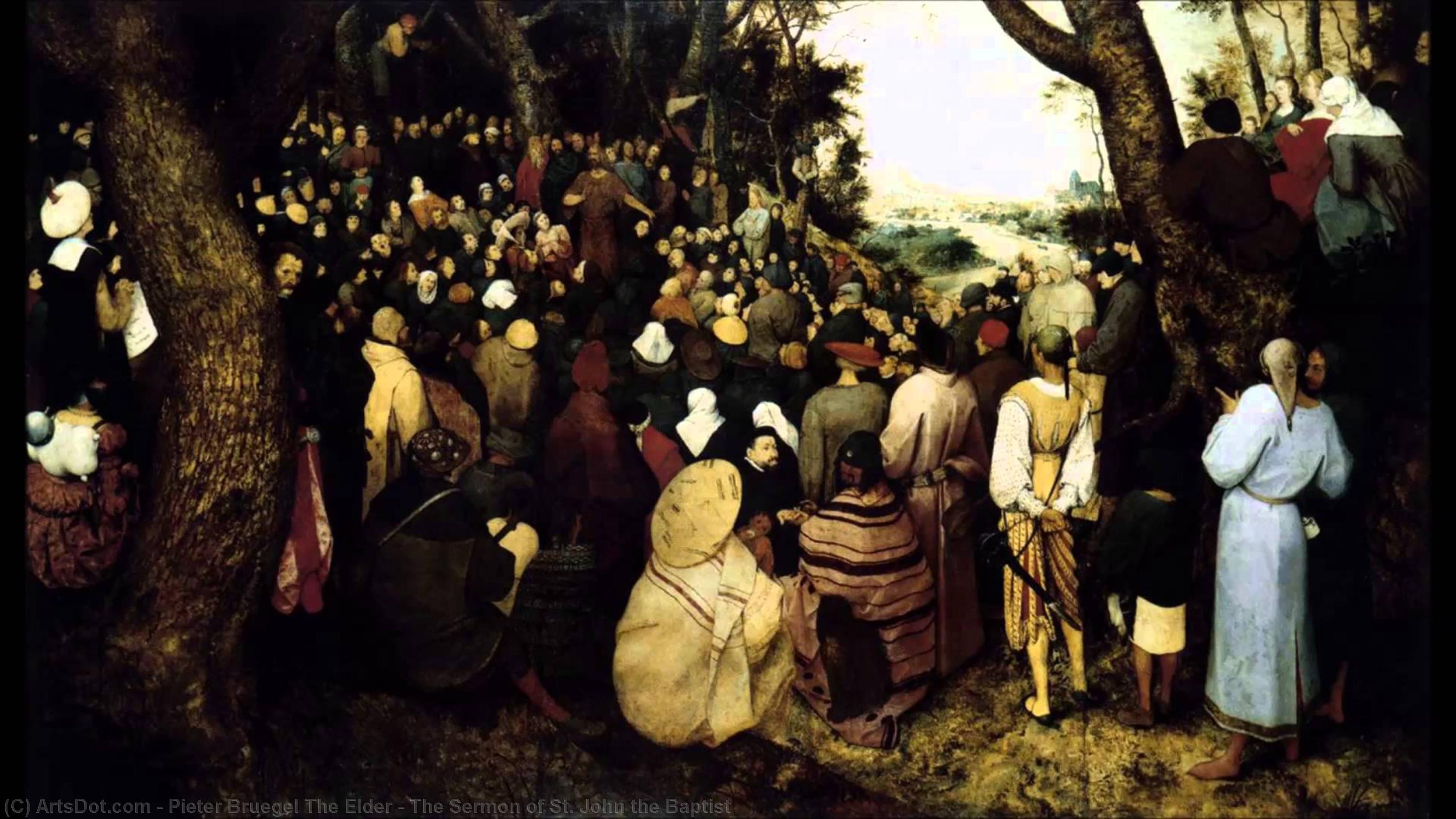 The Sermon Of St. John The Baptist — Pieter Bruegel The Elder