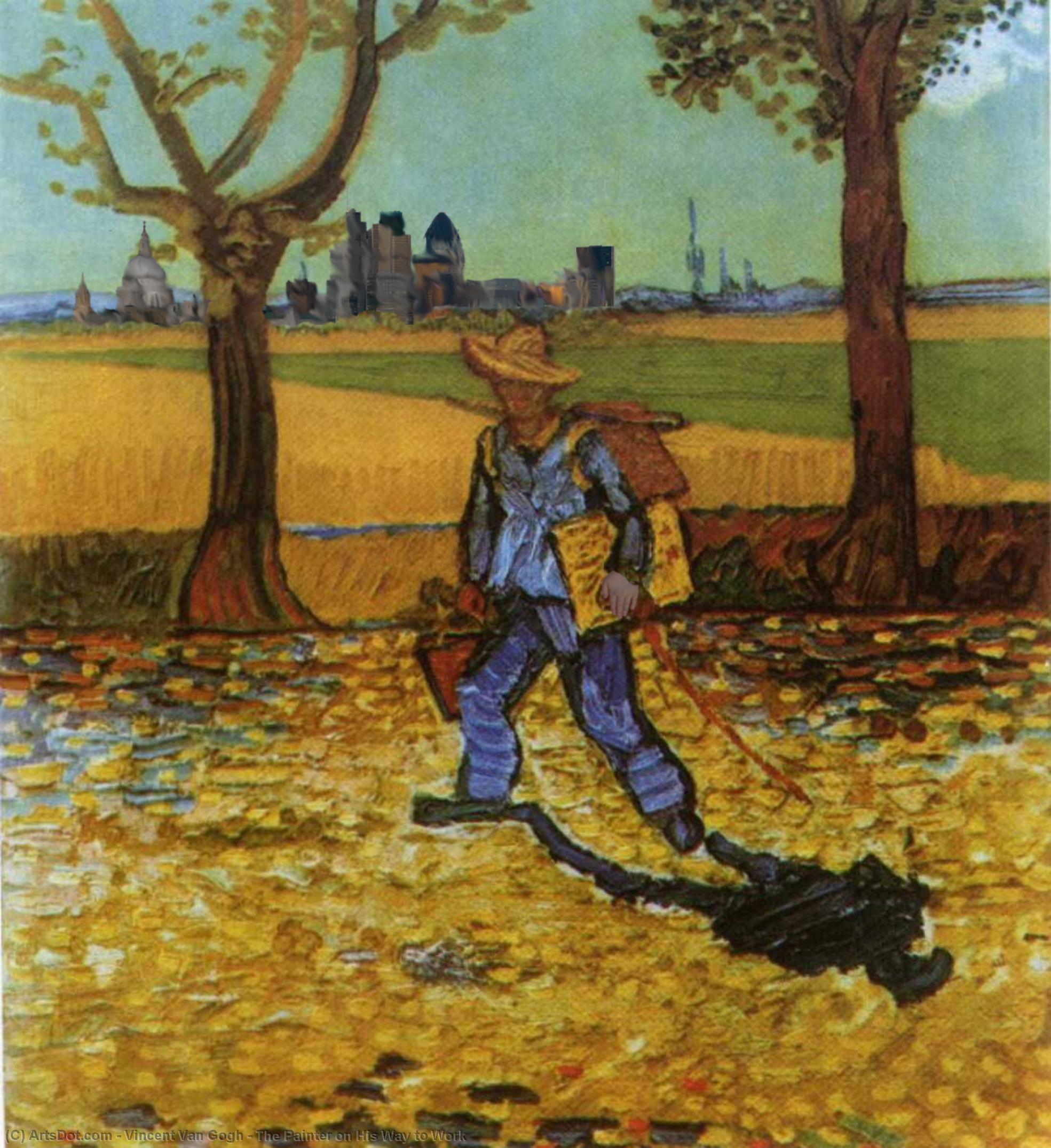 The Painter On His Way To Work — Vincent Willem Van Gogh