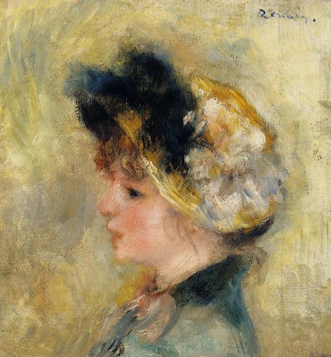 Head Of A Young Girl 1 — Pierre-auguste Renoir