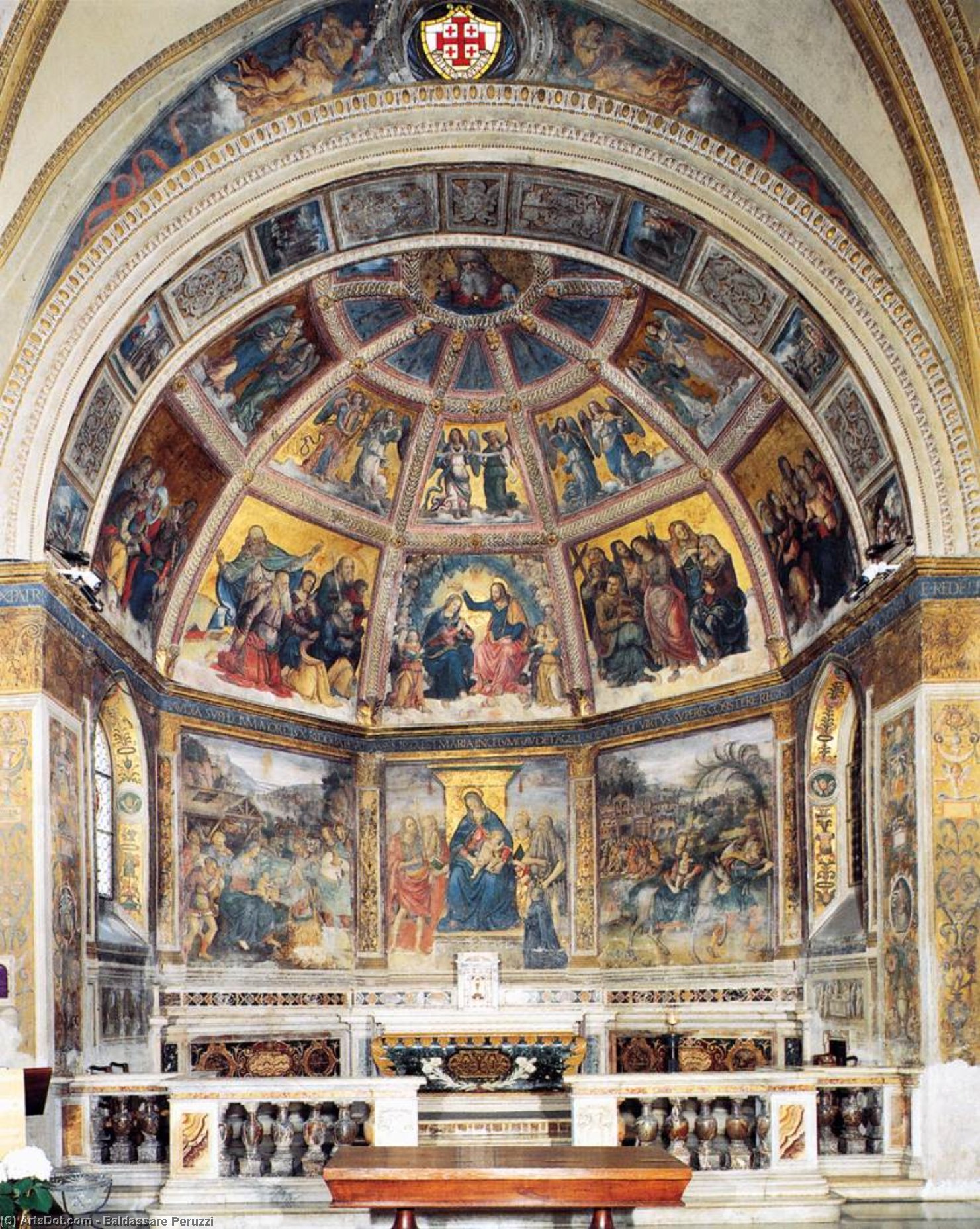 Wall Paintings — Baldassare Peruzzi