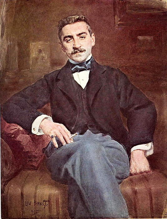 The Portrait Of Walter Fedorovich Nuvel — Léon Bakst