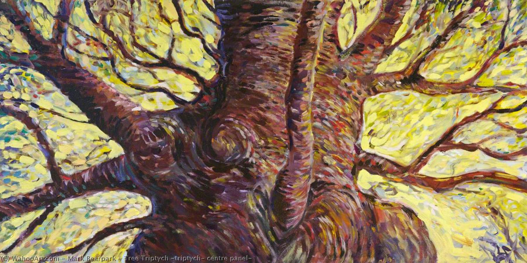 Tree Triptych (triptych, Centre Panel) — Mark Bearpark