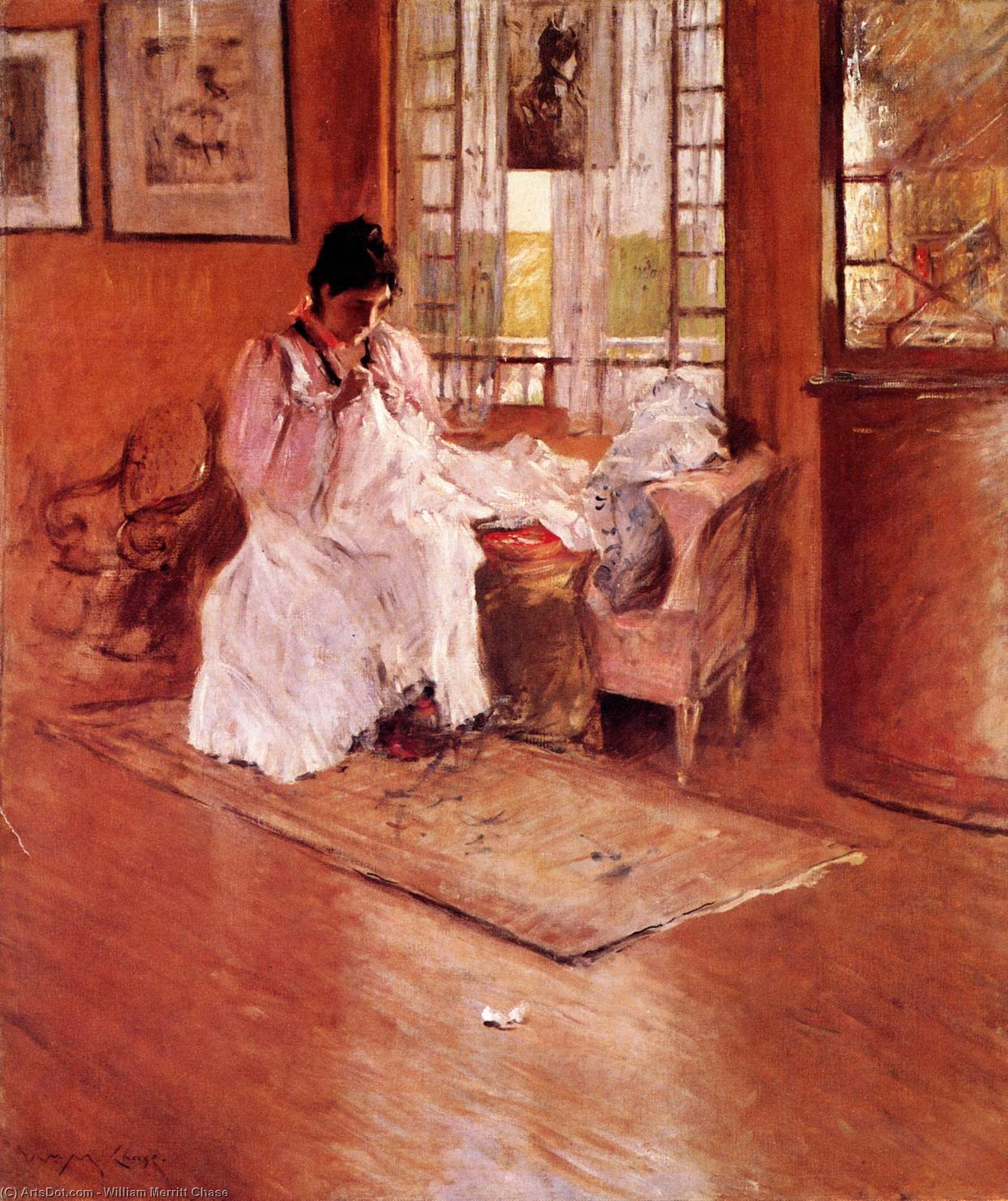 For The Little One (also Known As Hall At Shinnecock) — William Merritt Chase