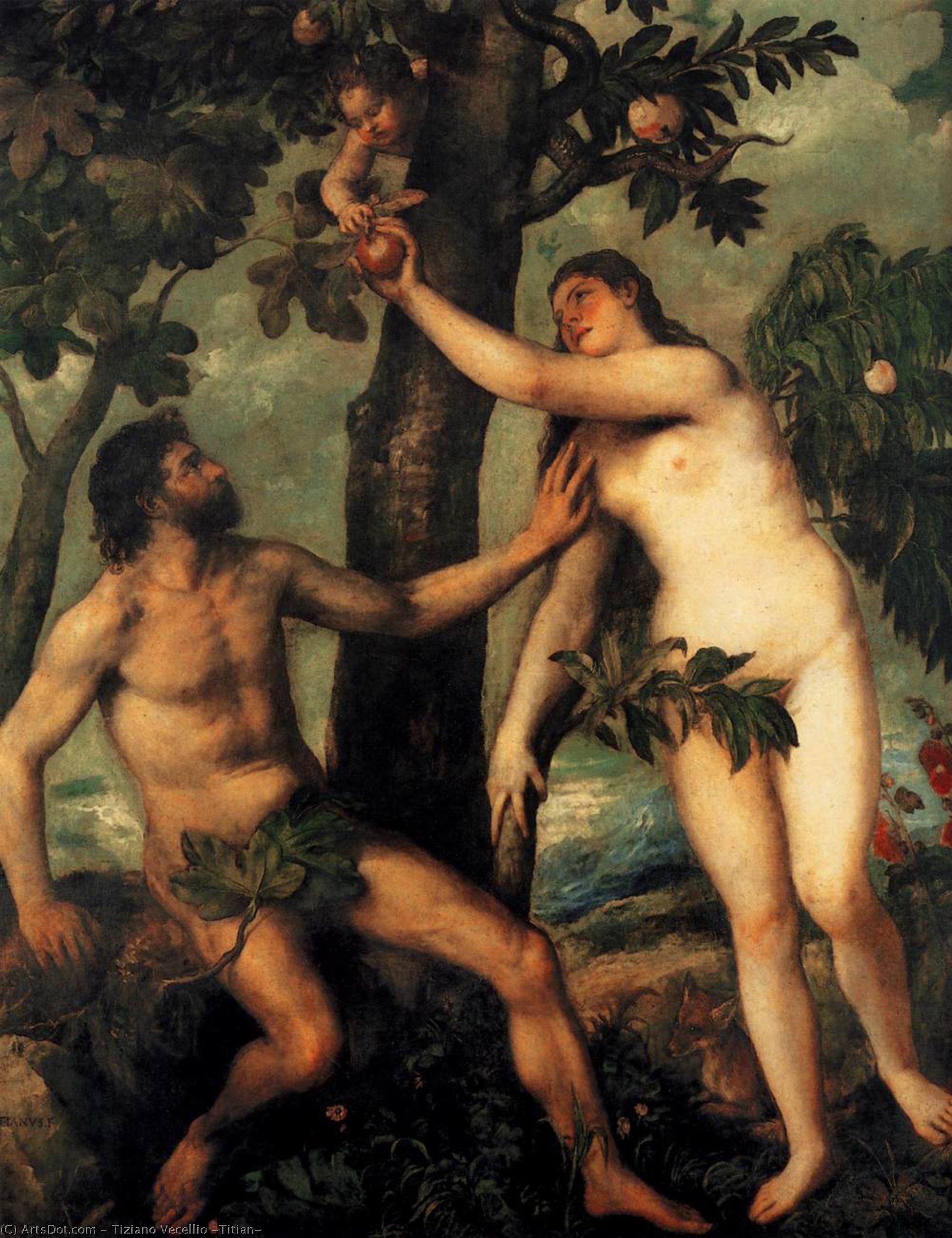 Adam And Eve — Titian